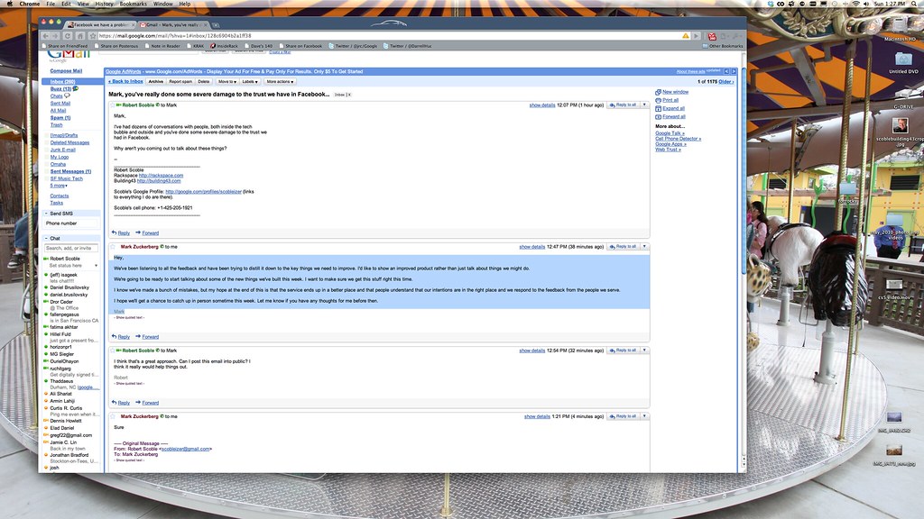 Plateforme d'emailing affichant la composition d'une newsletter sur écran